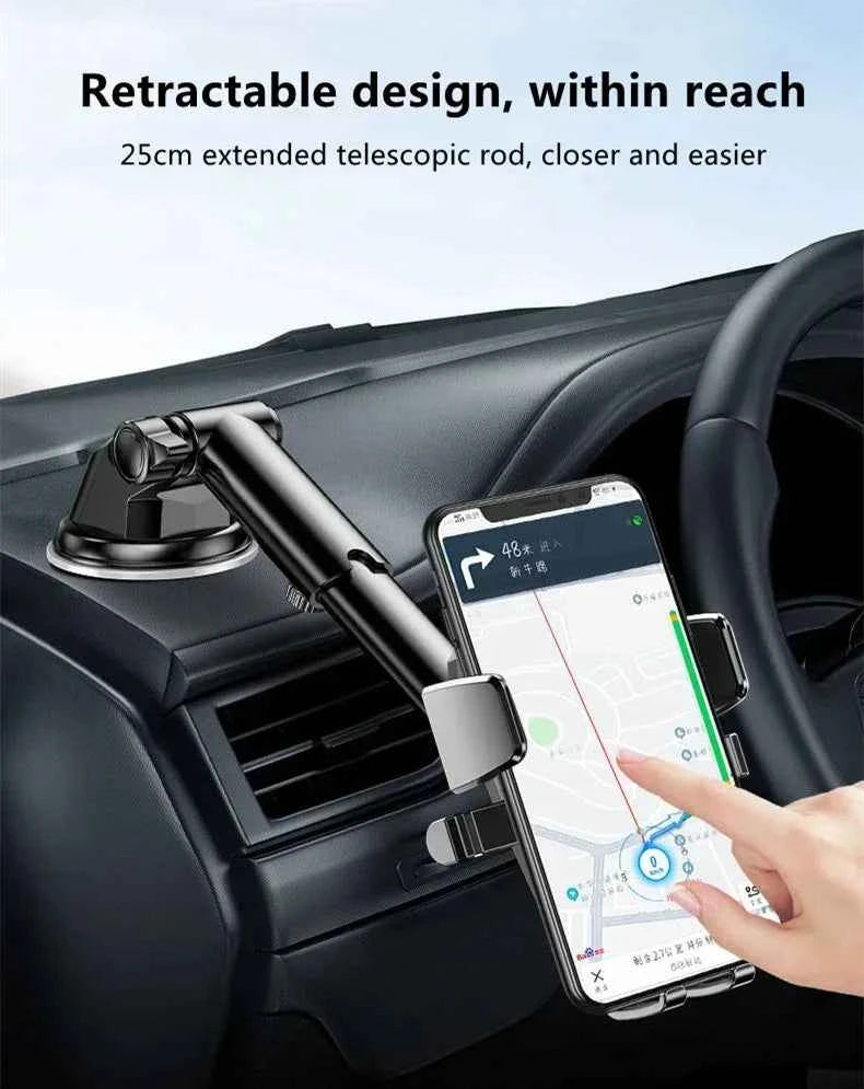 Universal Suction Cup Car Phone Holder Mount Stand for iPhone Samsung Xiaomi Huawei - Mobile Phone Sucker Support Bracket