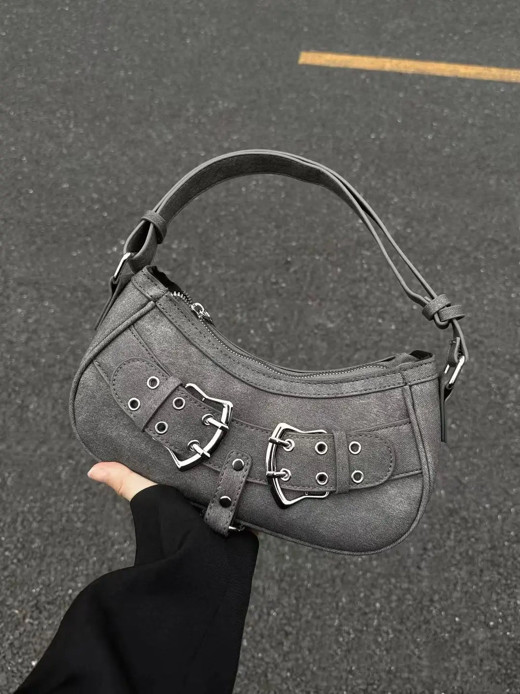 Sweet and Cool Spicy Girl Fashion Niche Underarm Bag High-end Feeling Bag for Women 2024 New Casual Versatile Shoulder Bag