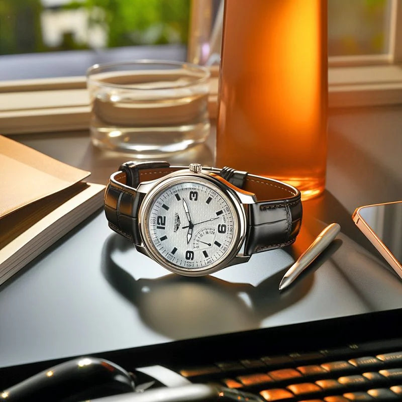 Top Brand Man Wristwatch 2025 New Luxury Business Waterproof Men Watch For Men Quartz Clock Leather Men's Watches reloj Handsome