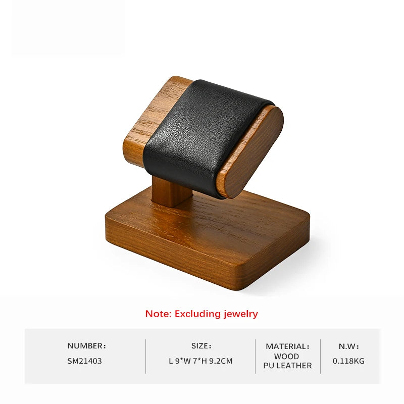 Oirlv Wooden Jewelry Organizer Bracelet Watch Display Stand Jewelry Storage Holder Watch Rack Watch Display Props For Showcase