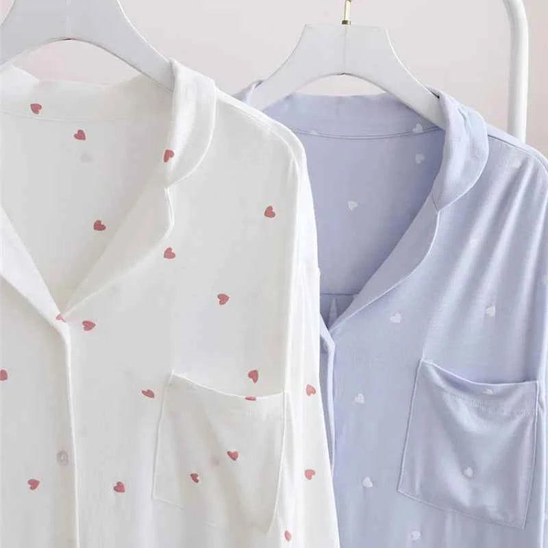 Nightgowns Women Sleepwear Baggy M-3XL Sweet Girlish Japanese Style Kawaii Clothes Home Cozy Designer Minimalist Pockets Print