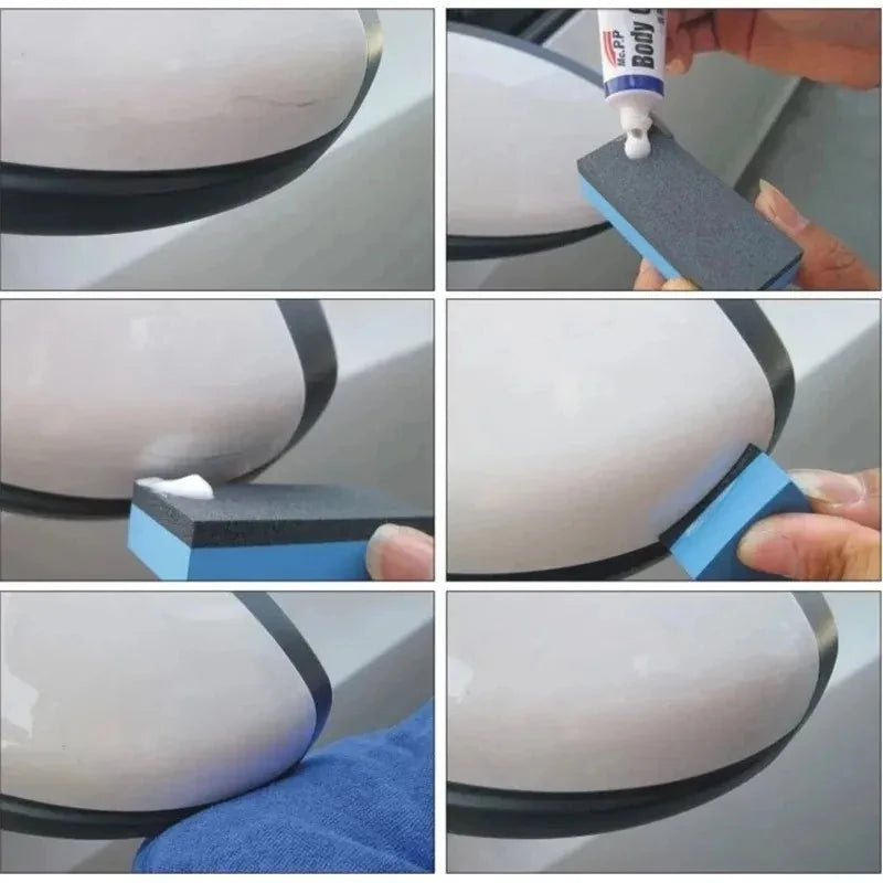1set Car Scratch Remover Paint Care Tools Auto Repair Polishing Auto Body Compound Paste Paint Repair Kit Auto Accessories