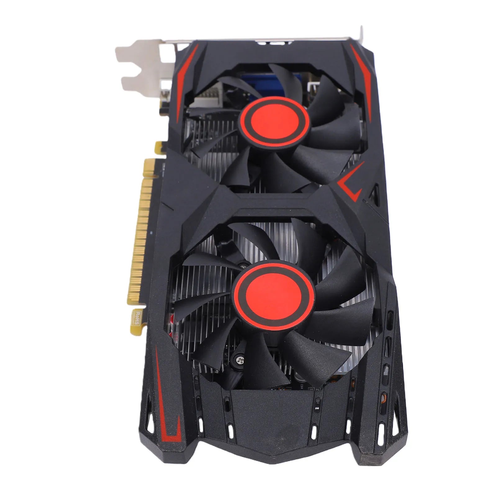 Graphics Card 6GB GDDR5 192BIT Double Fan PCIE 2.0 16X Slot Supports DVI VGA HD Multimedia Interface Gaming Video Card
