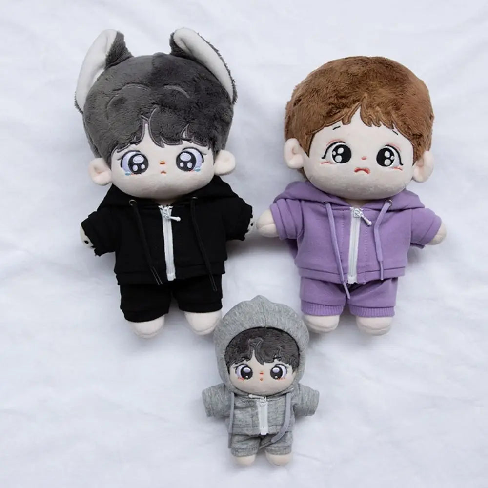 New Multicolor Handmade Hoodies For 10cm Cotton Dolls Fashion Casual Wear Sweatshirt Outfits Cute Dolls Tops Dolls Accessories