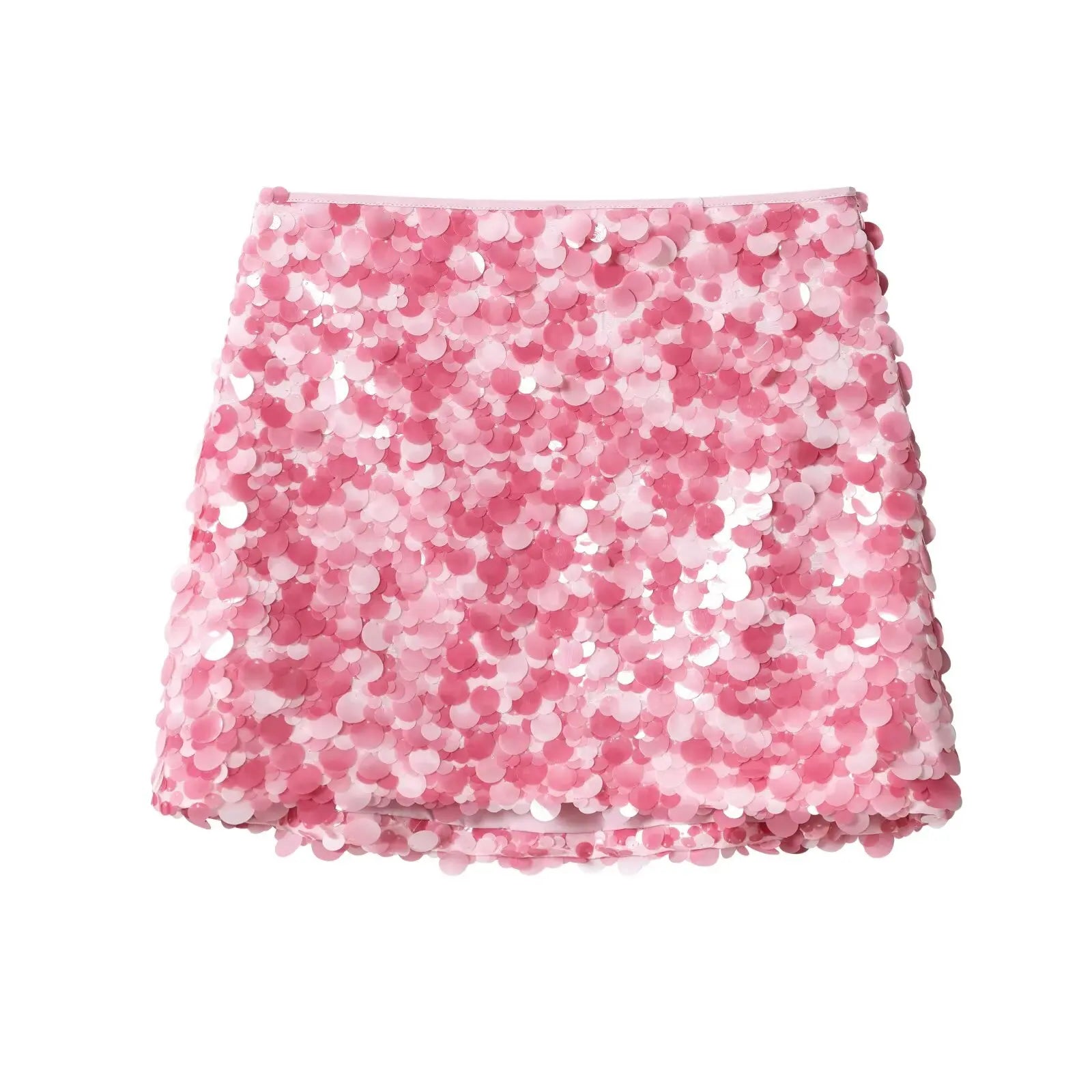 Sexy Woman Sequins Skirt High Waist Versatile Slim Mini Slim Skirts Zipper 2025 Summer Beach Style Women's New Skirt Y2K