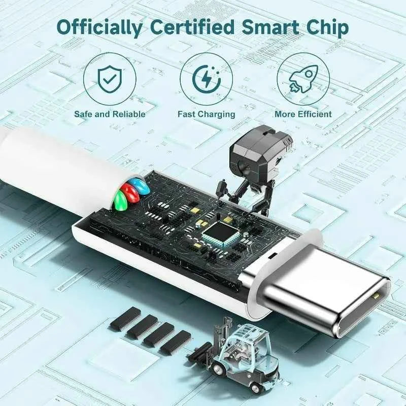 10A USB A To C Cable Type C To C Data Cable High Speed 0.25/1/1.5/2m Charging Cord for Android IPhone Fast Stable Transfer Wires