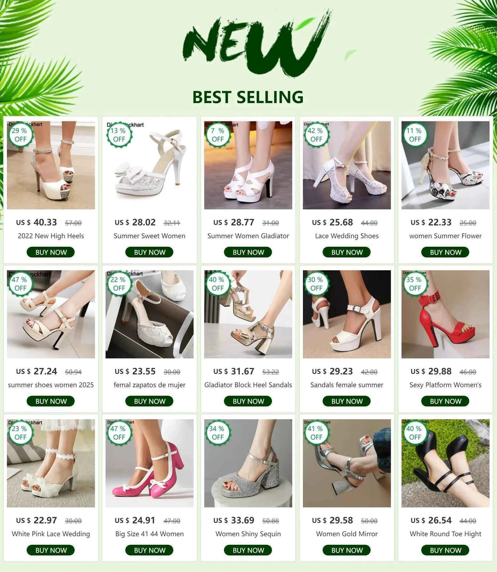 Lace Wedding Shoes Woman Peep Toe High Heels Women Shoes Platform Heels Summer Pumps Women Shoes High Heel Sandals tacones mujer