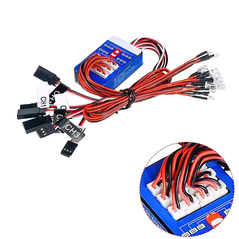 The remote control model car lamp group TAMIYA rc car lamp simulation linkage third channel controllable turn signal