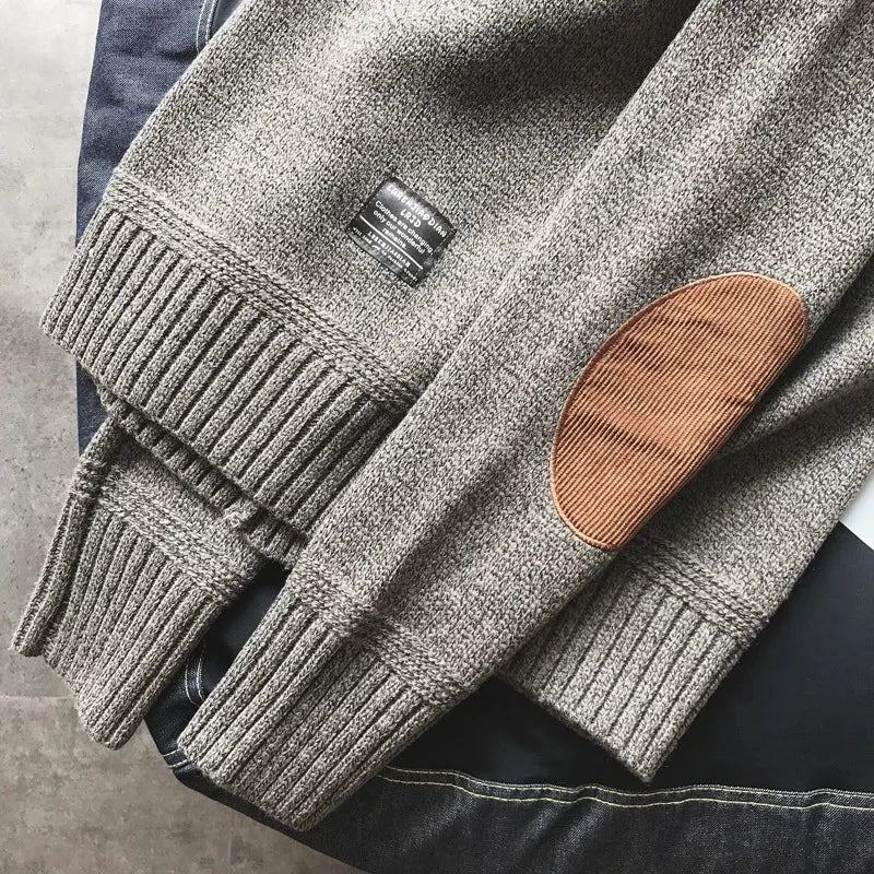Sweaters Male 2026 Winter New Style Thick Warm Sweater Men Youth O-neck Sweaters Autumn Men's Wool Pullovers Size Plush M-5XL