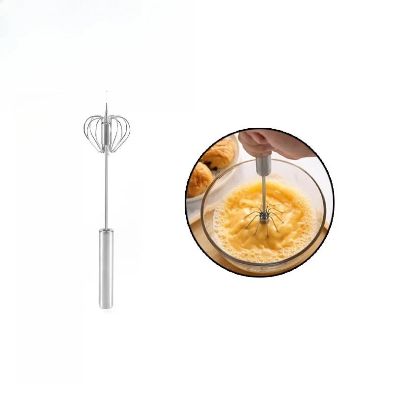 Semi Automatic Egg Beater, Rotating Cream Mixer, Household Manual Egg Beater, Baking Tool, Kitchen Tools
