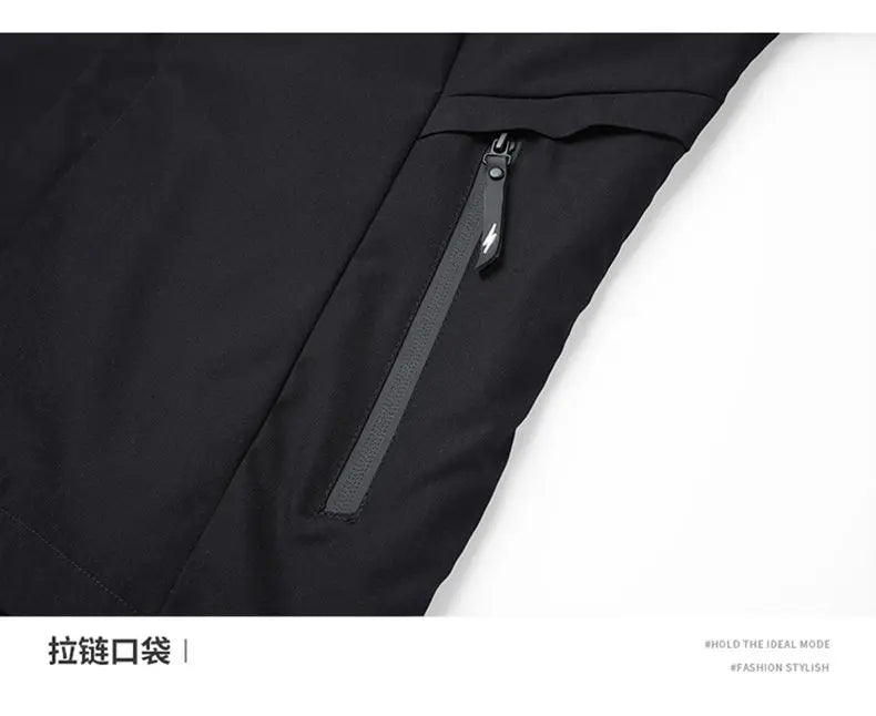 High-quality men's fashionable, stylish, versatile, trendy and casual spring and autumn jacket hooded jacket