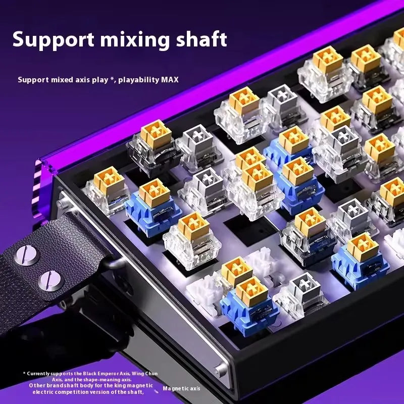 AULA HERO68 HE Magnetic Switch Wired Gaming Keyboard Rapid Trigger 8K Return Esports Gamer Keyboard RGB Wired Gaming Keyboard