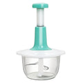Manual Food Chopper Vegetable Chopper Hand Press Household Garlic Press Multifunctional Meat Grinder for Fruits Veggies Salad