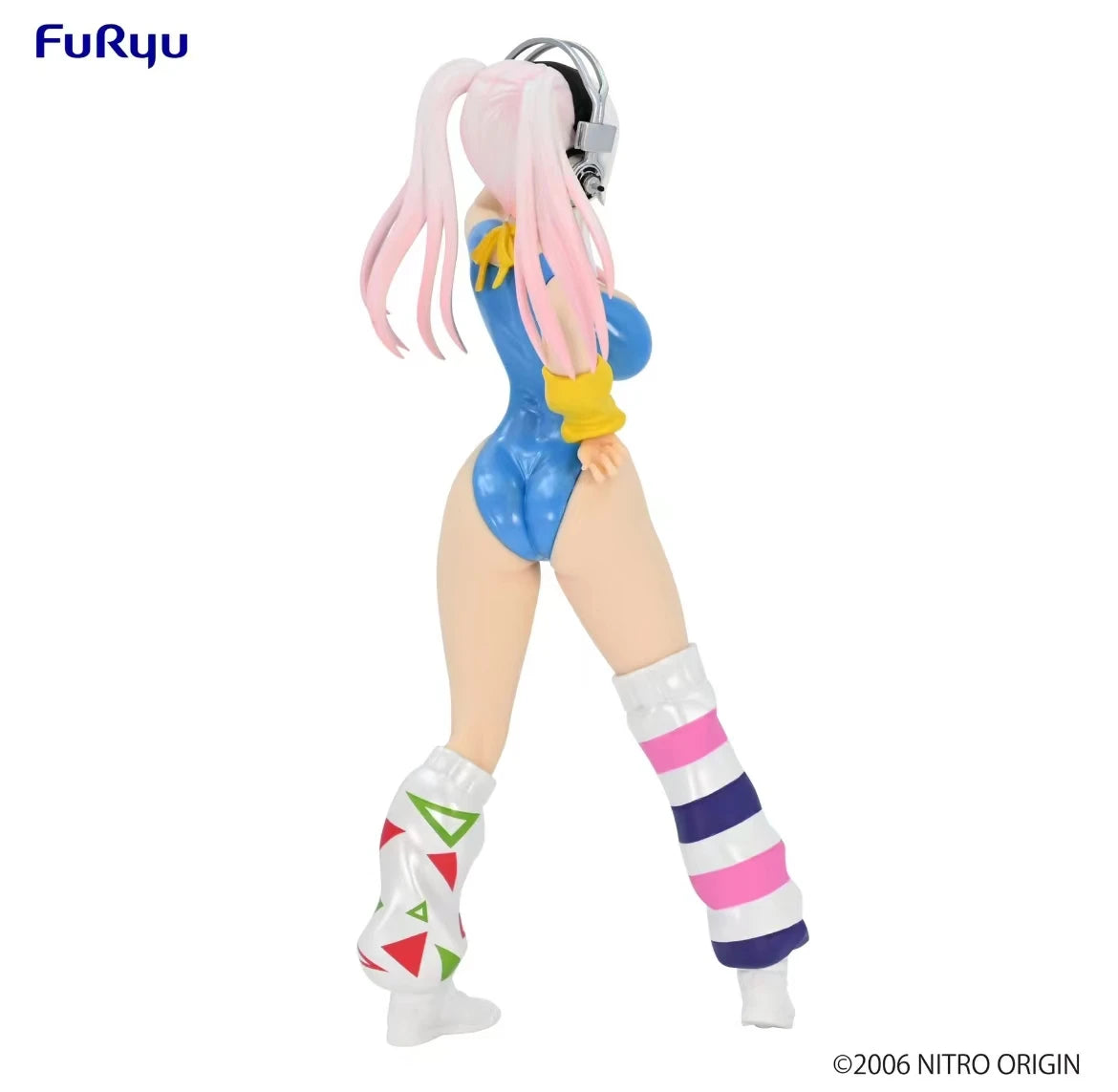 In Stock 100% Original Genuine FuRyu 18cm Super Sonico PVC Anime Collection Cute Models Doll Collectible Toys Birthday Gift