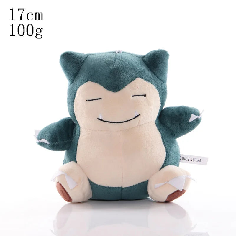 New Pokemon Snivy Abra Treecko Plush Kawaii Eevee Charizard Pikachu Genger Jirachi Blastoise Doll Aerodactyl Wholesale Gifts