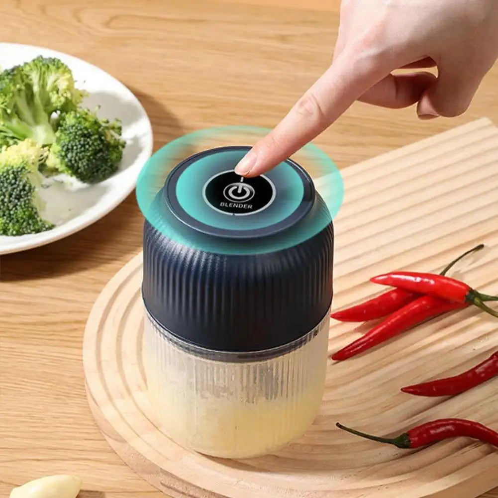 Electric Food Chopper Garlic Crusher Meat Grinder Garlic Press Vegetable Chopper Complementary Food Processor Kitchen Gadgetss