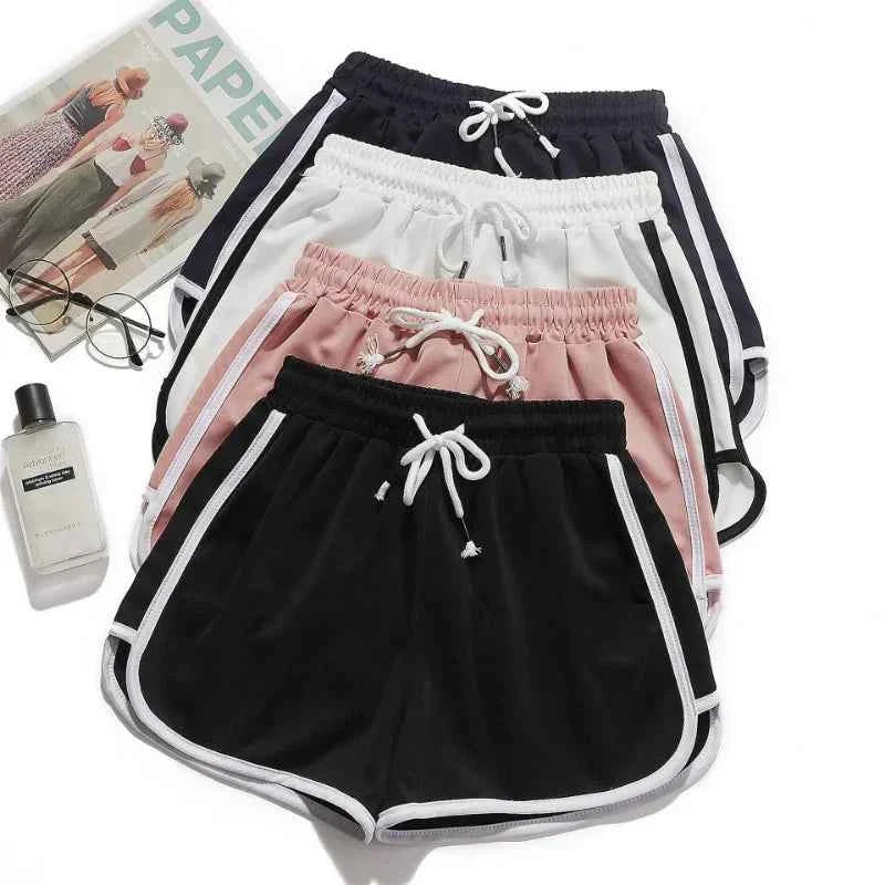 Elastic Shorts for Women Loose Fitting Quick Drying Summer Thin Running Fitness Leisure and Anti External Wear Instagram