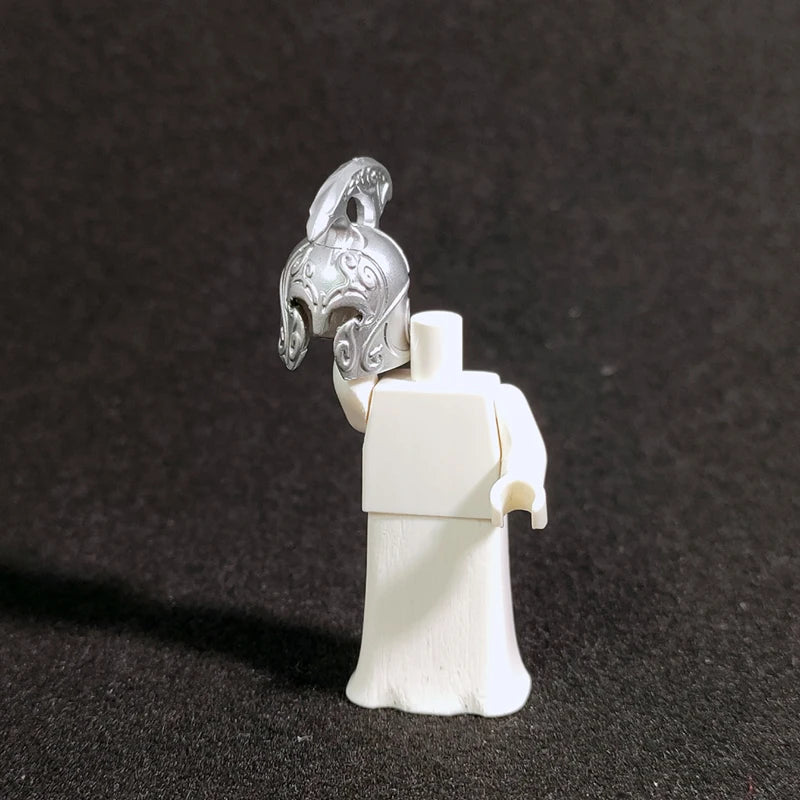 10PCS/SET Middle Ages Knights Elf  MOC  Shield Sword  Spear  For 4cm Mini Dolls  Building Blocks Brick Toys For Kid