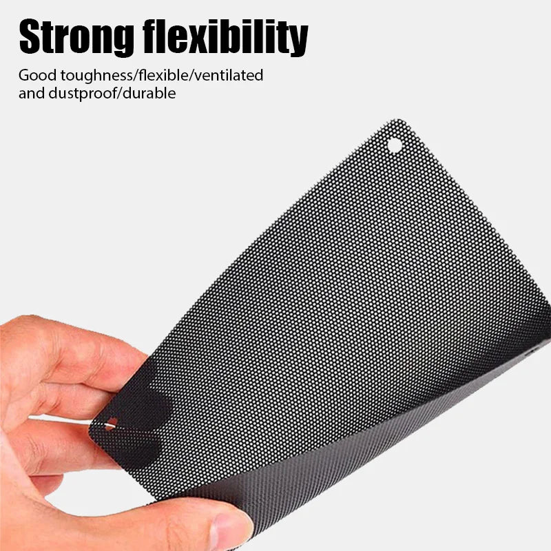 1M PC Chassis Cooling Dust Mesh PVC Net Guard Fan Cover Dust Filter Network Net Case Dustproof Net Cover for Computer
