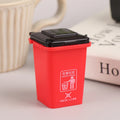 1:12 Dollhouse Furniture Toy Mini Trash Can Toy Garbage Truck Cans Curbside Vehicle Garbage Separation Bin Toys Kid Gift