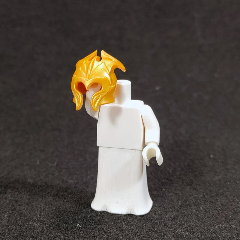 10PCS/SET Middle Ages Knights Elf  MOC  Shield Sword  Spear  For 4cm Mini Dolls  Building Blocks Brick Toys For Kid