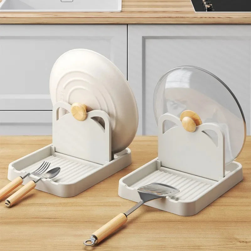 Kitchen And Household Storage Rack Plastic Multifunctional Vertical Foldable Wall Mounted Spoon Storage Rack Kitchen Accessories