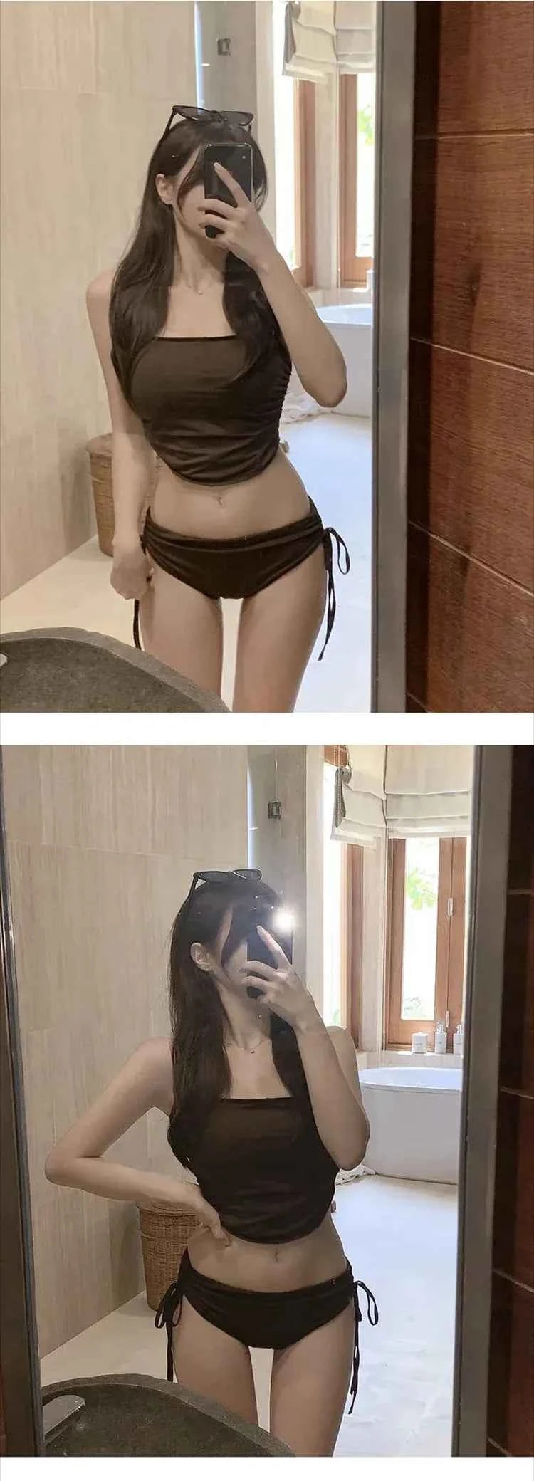 Sexy Bal Bikini Trendy Strap Design Multicolor Women's Swimsuit for Vaion Casual Wear Nylon Material One-Piece Suit