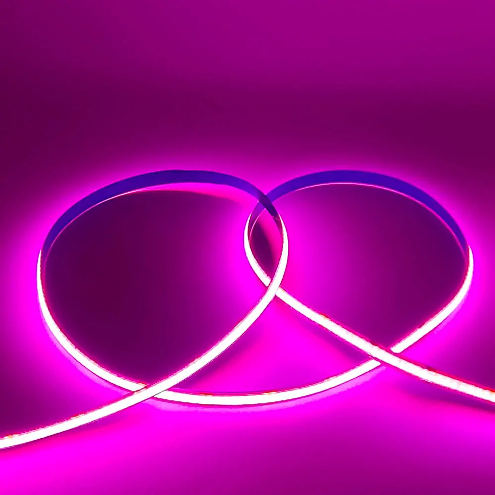 COB Led Strip Lights 12V 24V 320LEDs/m Flexible FOB LED Tape Warm Natural White Red Blue Green Yellow Pink Purple Lighting Decor