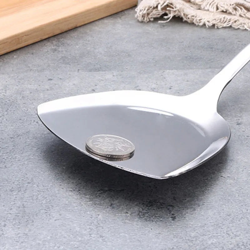 Stainless Steel Cooking Tools Set, Heat-resistant Kitchen Utensils - Turner, Soup Ladle, Strainer, Pasta Server, Rice Spoon