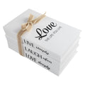 Decorative Book Stacks Folding Simulation Books Farmhouse Style Decor Charming Bookshelf Decoration Bookshelf Decor