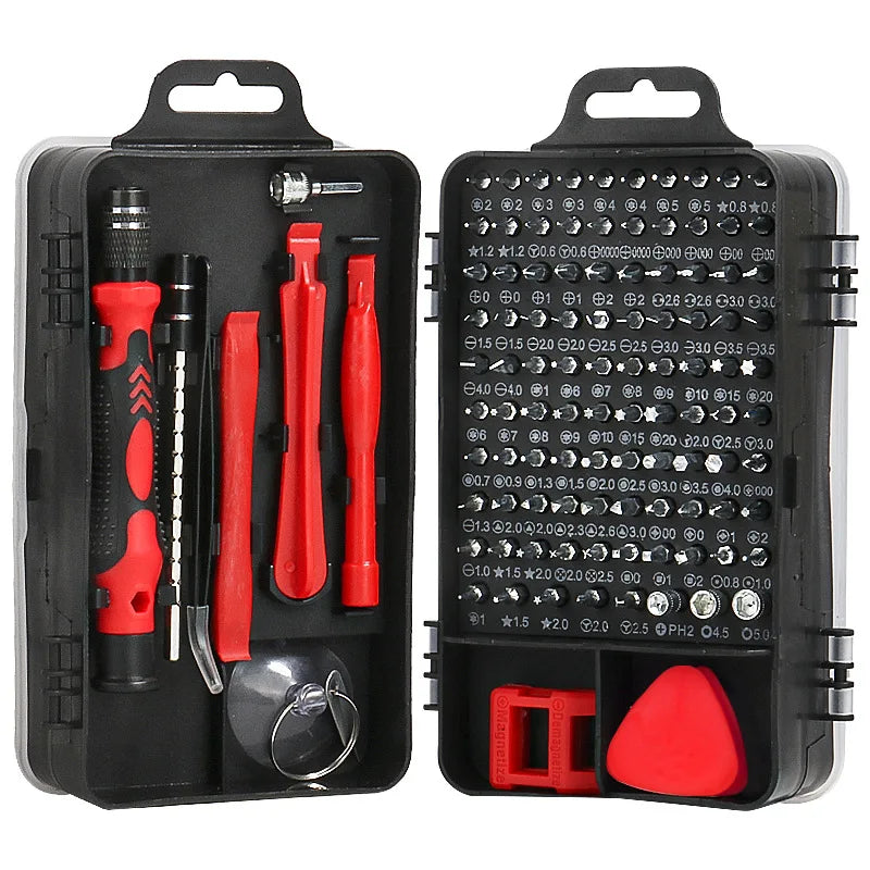 115Pcs Precision Screwdriver Set, Electronic Repair Tool Kit, Suitable for Iphone, Computers, Pc, Laptops, Mobile Phones, Mac, Tablets, Home Diy, Game Consoles, Glasses, Watches, Doorbells, Etc