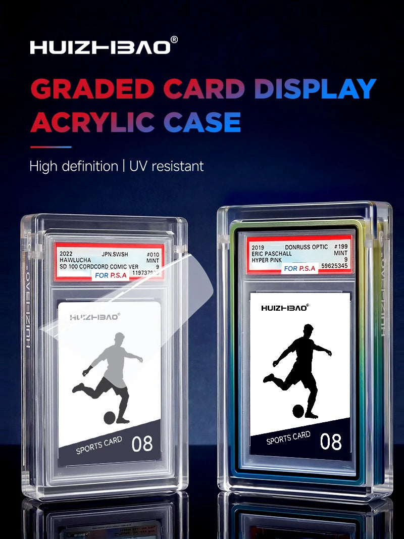 Graded Card Display Acrylic Case for PSA and CGC and CSG Slabs Graded Card Display Case