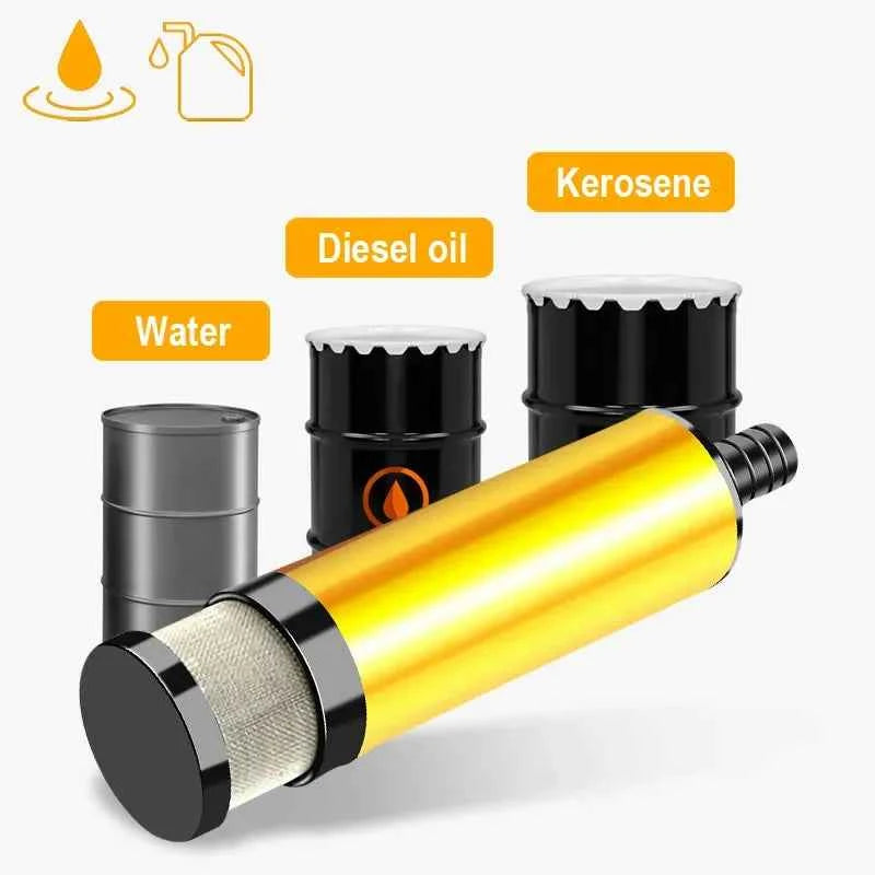 51MM 38MM Car Electric Oil Pump 12V 24V For Pumping Diesel Oil Water Submersible Aluminum Alloy Shell Fuel Transfer Pump
