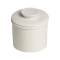 Kitchen Gadgets Ceramic French Butter Crock with Lid Solid Color Butter Cup Sealed Household Butter Jar Cheese