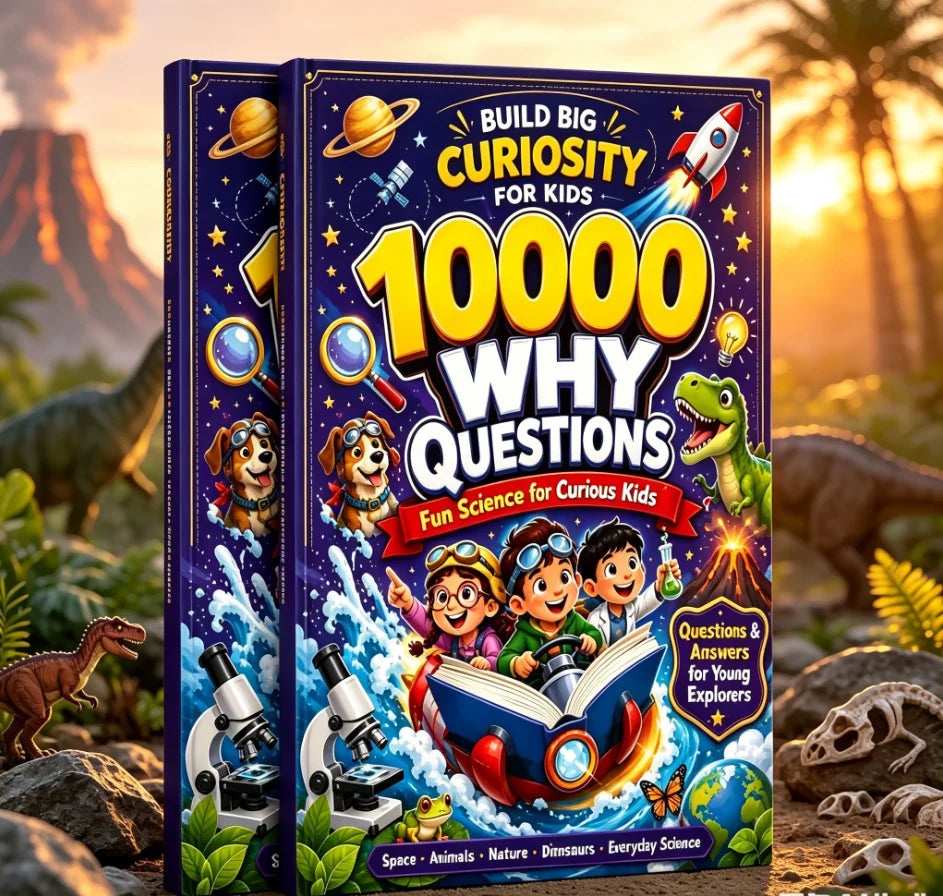 10000 Why Kids Science Encyclopedia Book Educational Picture Book for Curious Young Explorers