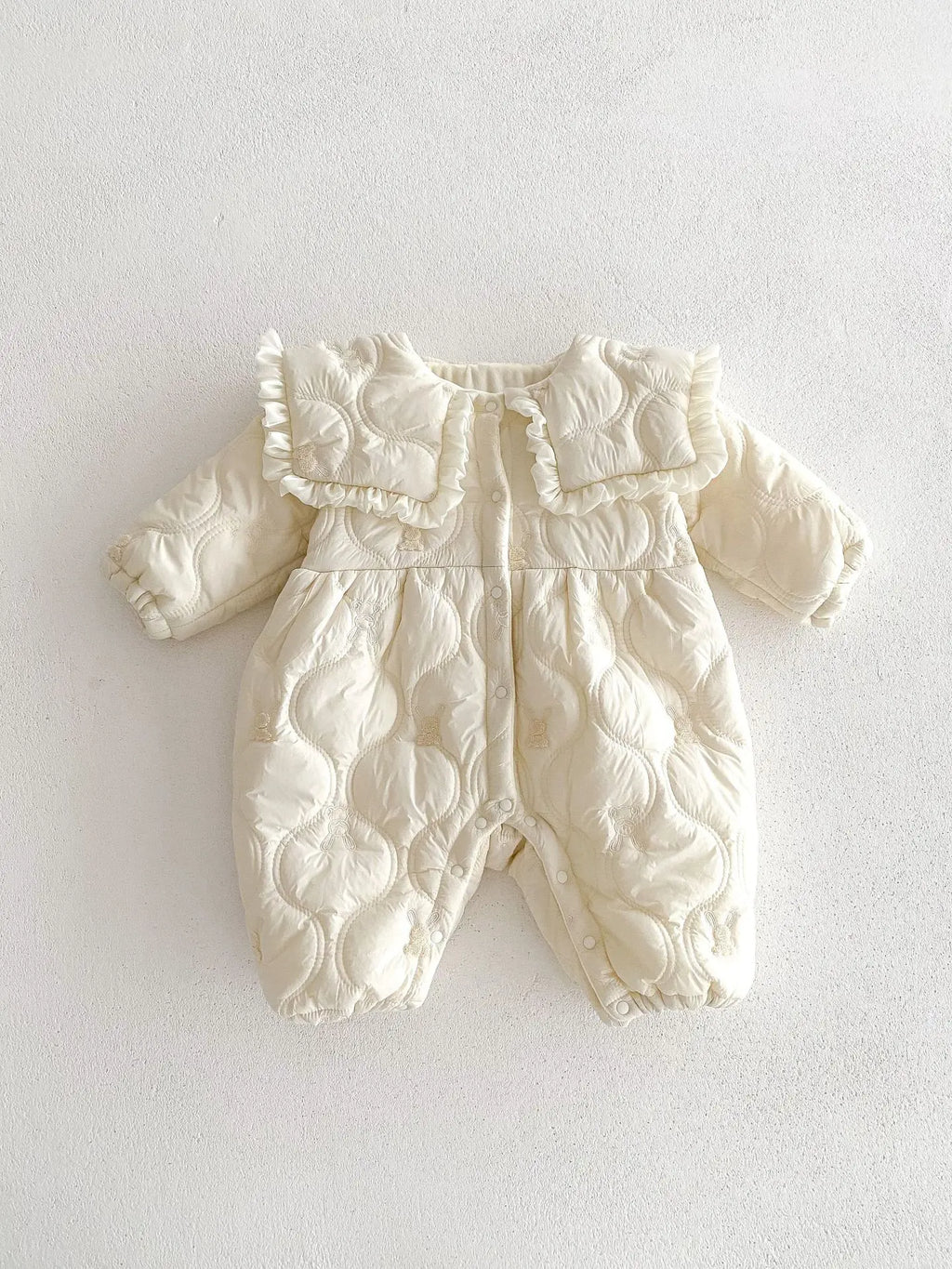Stock Clearance 90cm 7935 Baby Girls Cotton-padded Jacket Coat Winter New Plus Velvet Baby Girl's Coat Fashion Warm Outerwear