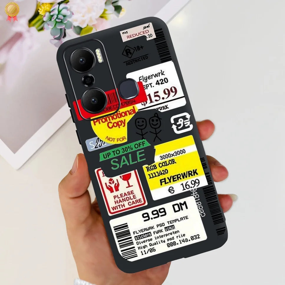 For Infinix Hot 20 Play 20i 4G Case Cute Astronaut Clear TPU Silicone Bumper Cover For Infinix Hot 20 Play 20i Phone Case Funda