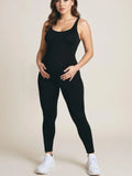 Pregnant Women Sleeveless Tank Top Shapewear Pregnancy Fitness Yoga Jumpsuit Women's Maternity Bodysuit