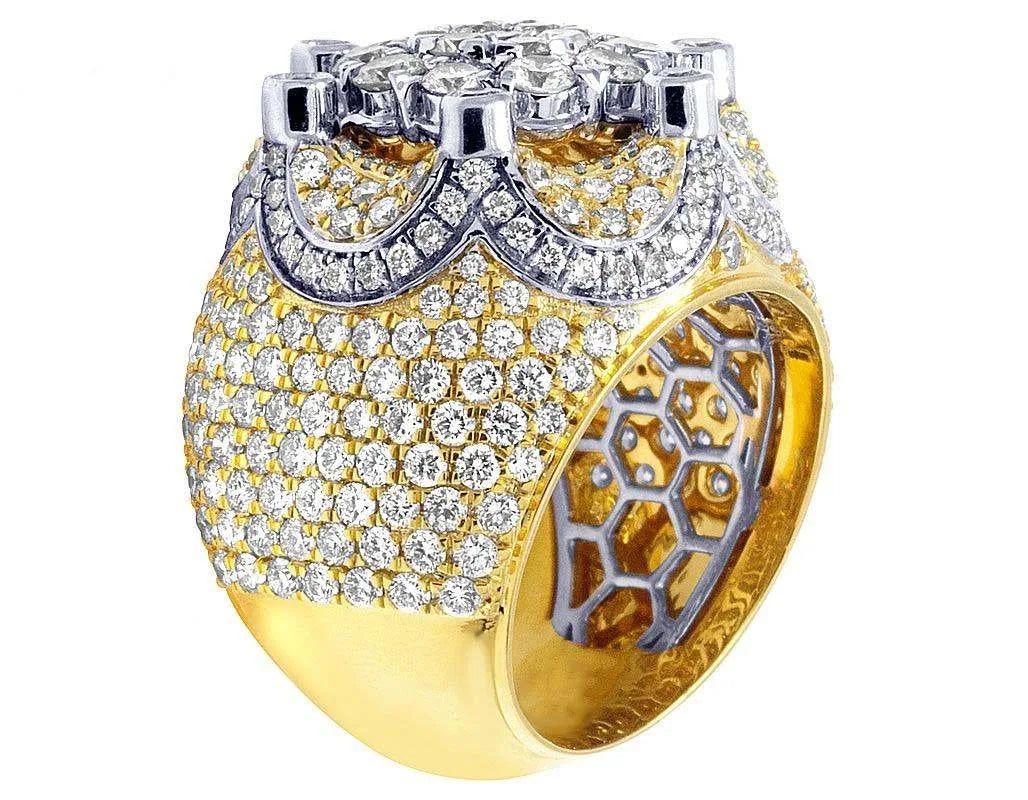 High on Demand Luxury Moissanite Cocktail Ring for Men Women Wedding Concert Club and Street Fashion Available at Price
