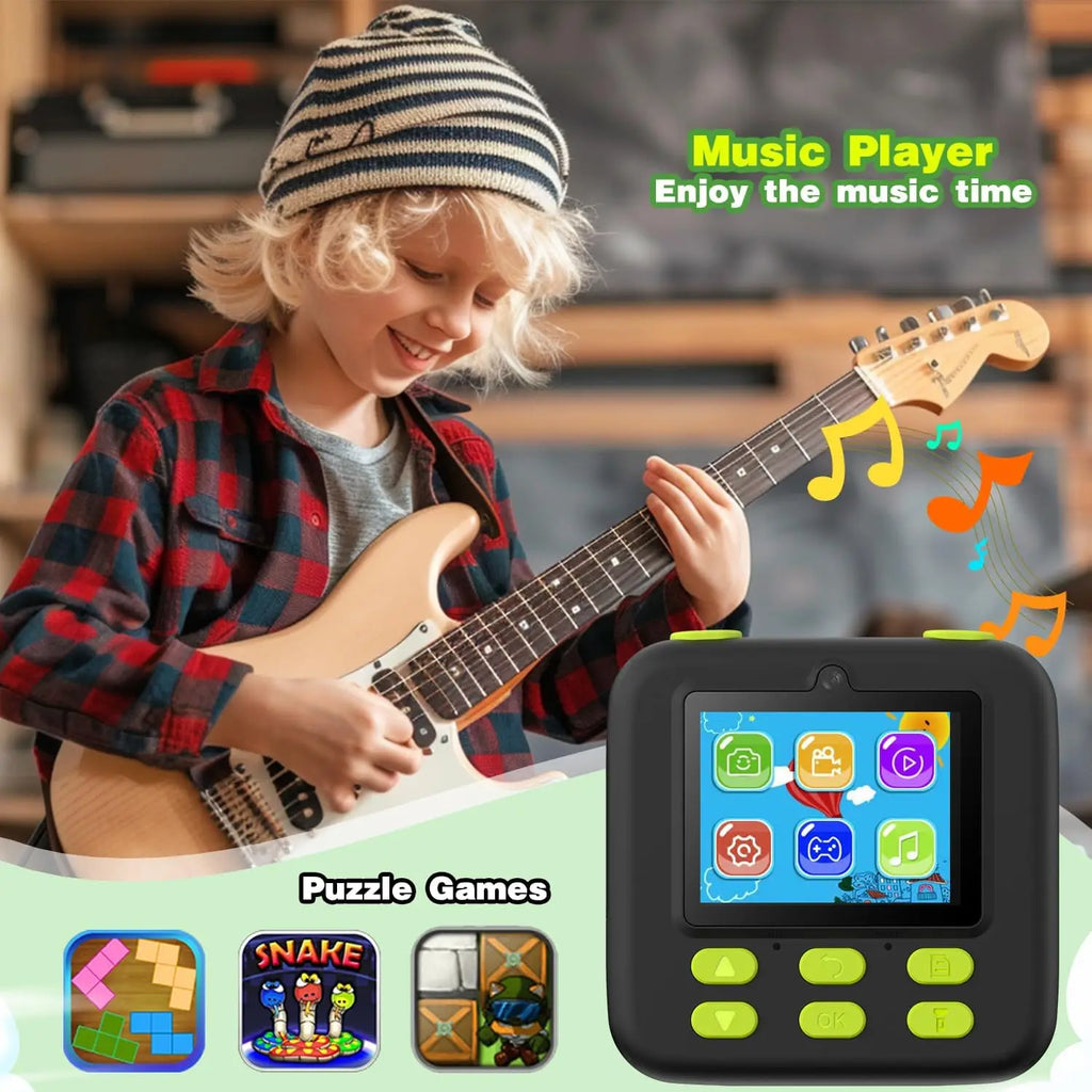 Kids Instant Print Camera, Birthday Gifts for Boys and Girls, Kids Digital Camera Toys, 1080P HD Video, Boy Gifts/Girl Gifts