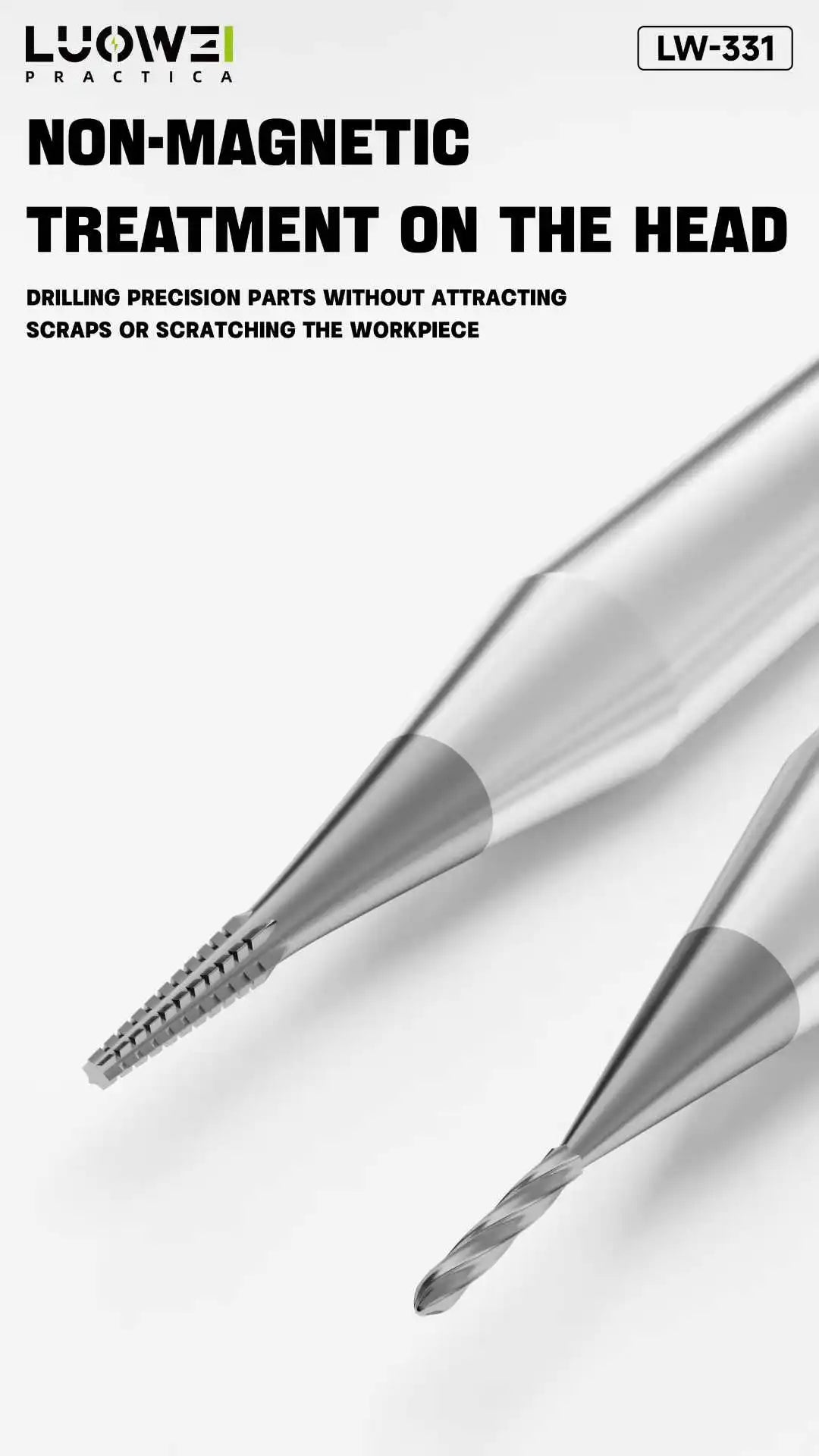 LUOWEI LW-331 2.35mm Alloy Phone Repair Stripped Screw Extractor Sliding Drill Bit Removal Extraction Tool for Phone Repair
