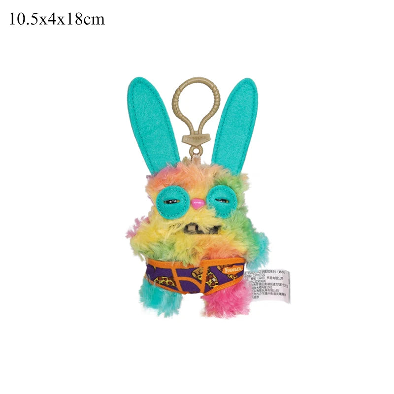 Original Fuggler Plush Keychain Ugly Monster Screech Munch Rabid Rabbit Wide Eyed Weirdo Annoyed Alien Stuffed Peluche Toys