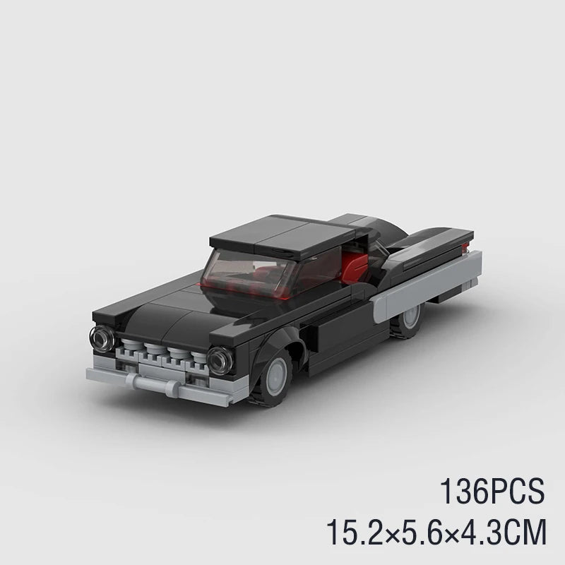 MOC Car Speed RX7 AE86 Chiron R8 Creative Racing Vehicle Model Building Block Super Race brick City Rally Sport Toy Technical
