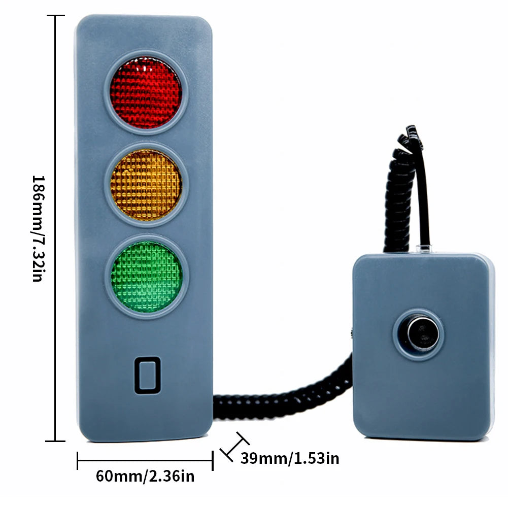 Auto Parking System Anti Collision Distance Stop Aid with Three Colors Light Car  Sensor Adjustable Battery Operated