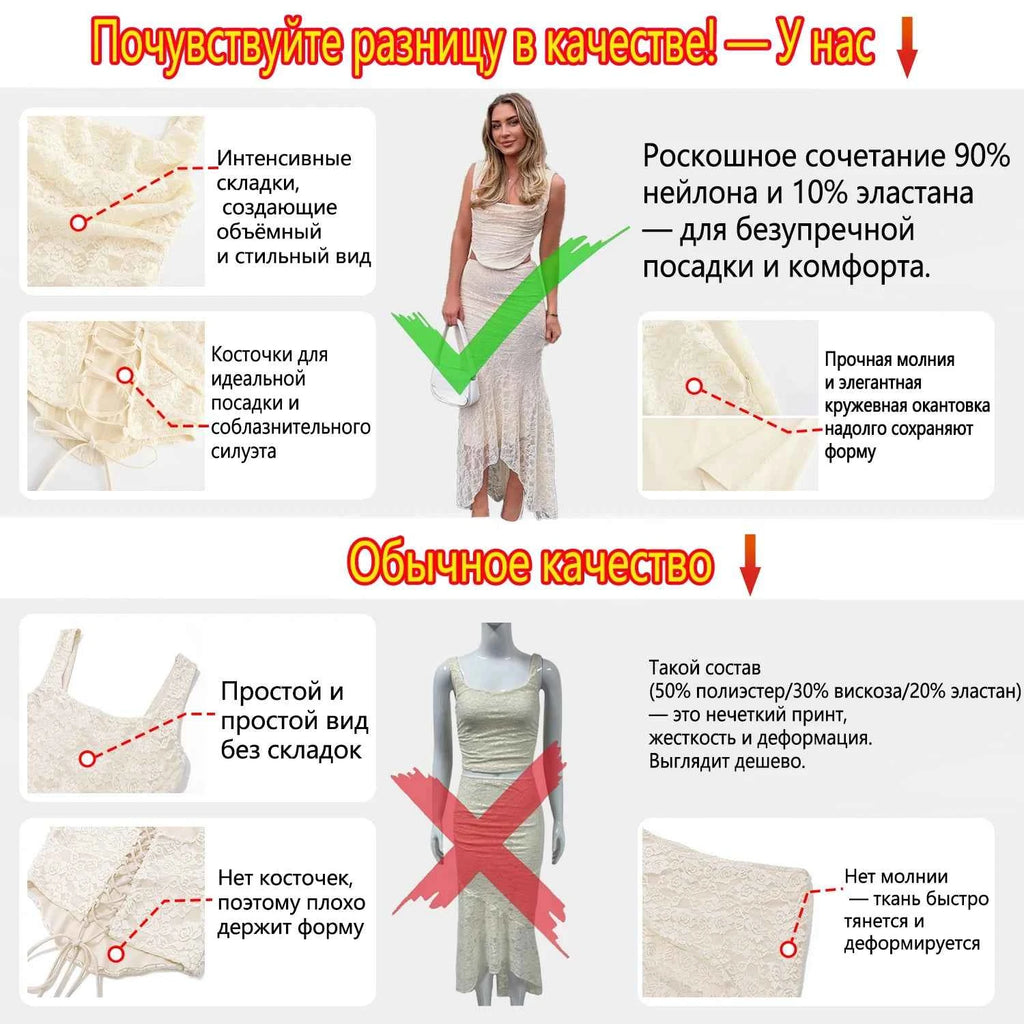 Suninheart Elegant Women 2 Piece Dress Set 2023 Maxi Wedding Guest Dress Lace Up Crop Top and Maxi Skirt Set Formal Event Dress