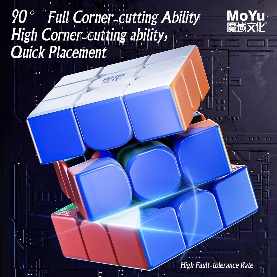 Moyu Weilong WRM V9 20-Magnet Ball Core Magic Speed Cube Fidget Toys Moyu Weilong WRMV9 Maglev Cubo Magico Puzzle Gift Toy
