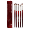 Eye Shadow Makeup Brush Set 5pcs Concealer Brush Eye Cosmetic Soft Bristles Brush Portable Beauty Makeup Tools for Beginner