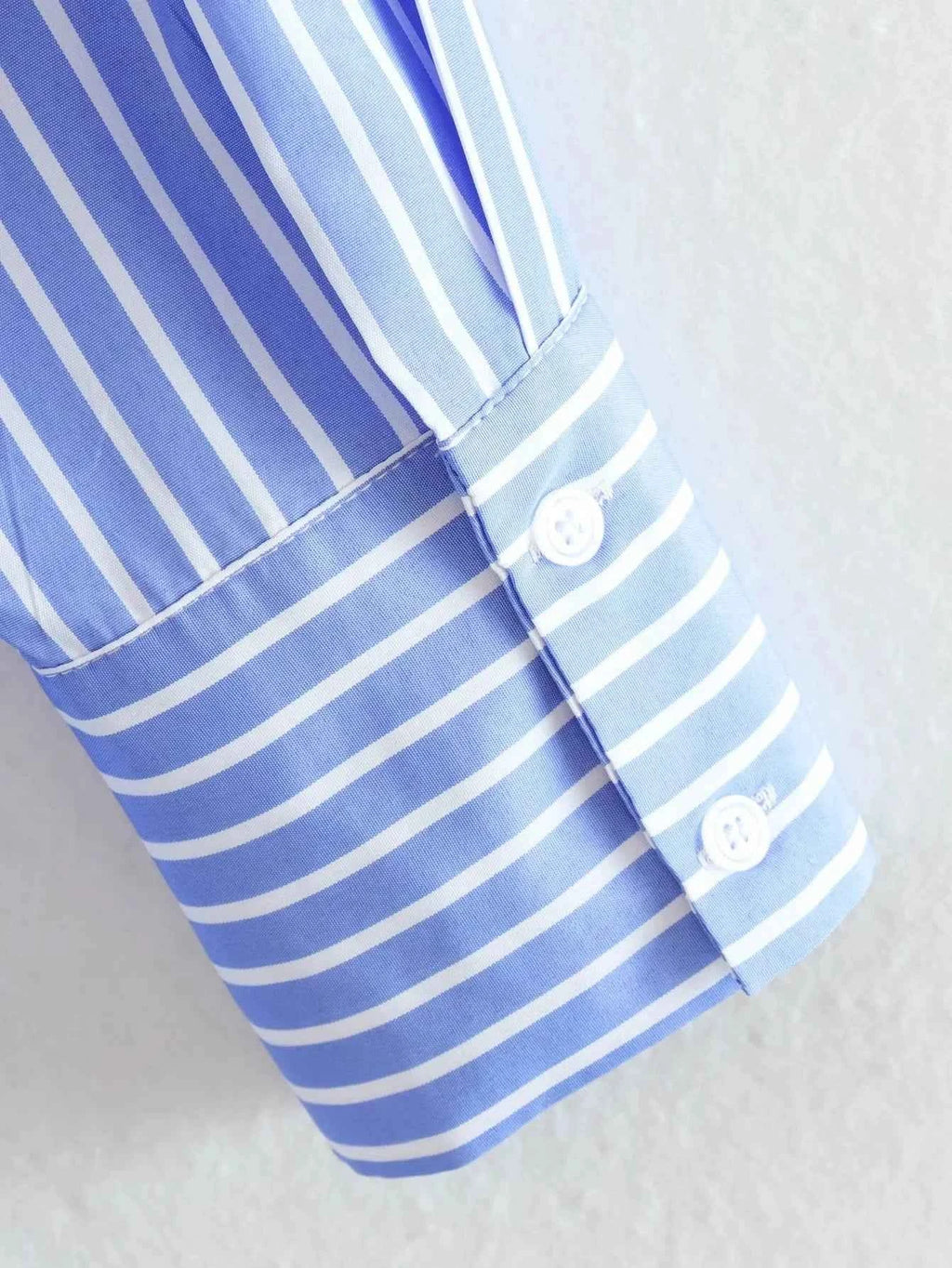 Women 2025 Pocket Stripe Printed Shirt Fashion Single Breasted Vintage Long Sleeve Spring Autumn Causal Elegant Loose Tops