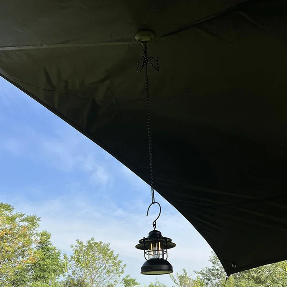 Outdoor Magnetic Tent Hook Portable Multi-purpose Tent Ceiling Buckle Clamp Suction Cup Camping Rope Retainer Kerosene Lamp Hook