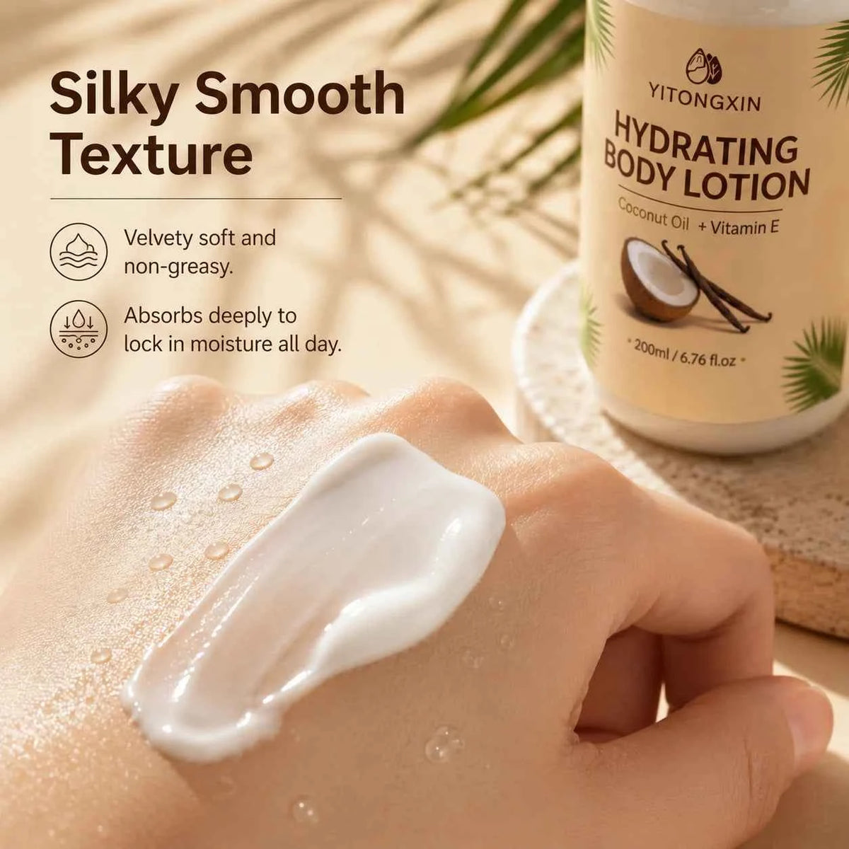 Coconut Body Cream 200 ml – Moisturizing Daily Care